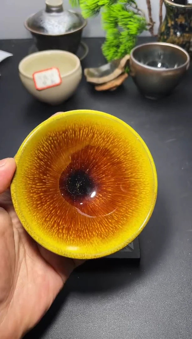 茶盏22叶紫建盏