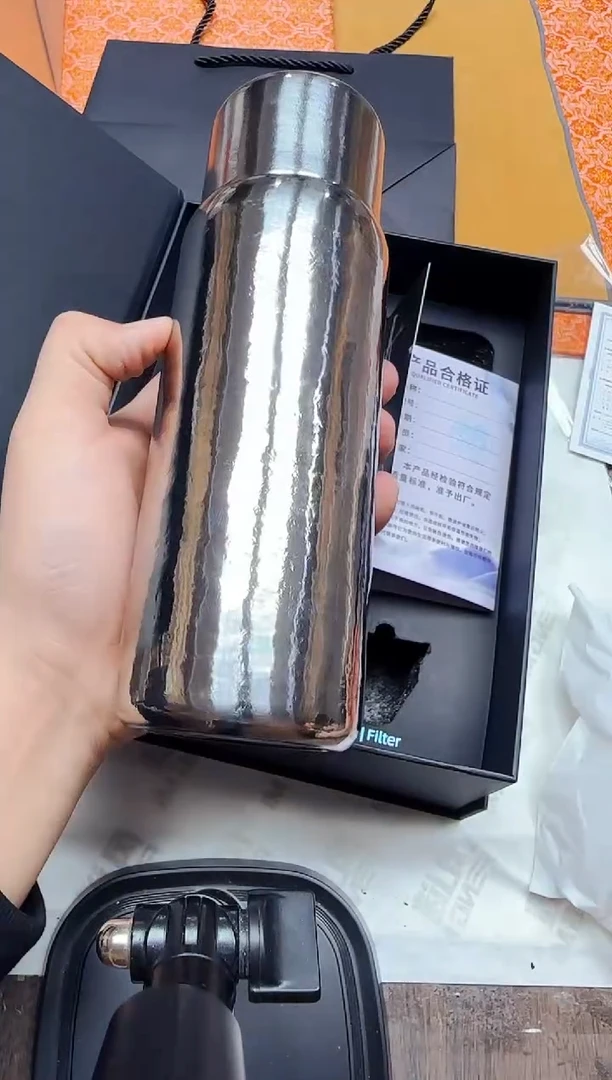 风谜纯钛·保温杯银色420ml新款