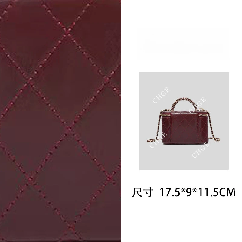 包包女款爆款2025新款手提盒子包包 X912红色（尺寸17.5*9*11.5）