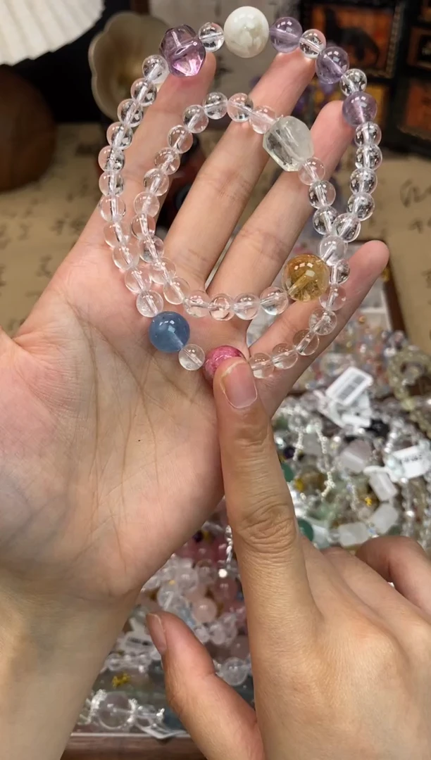 水晶手链未镶嵌176手串