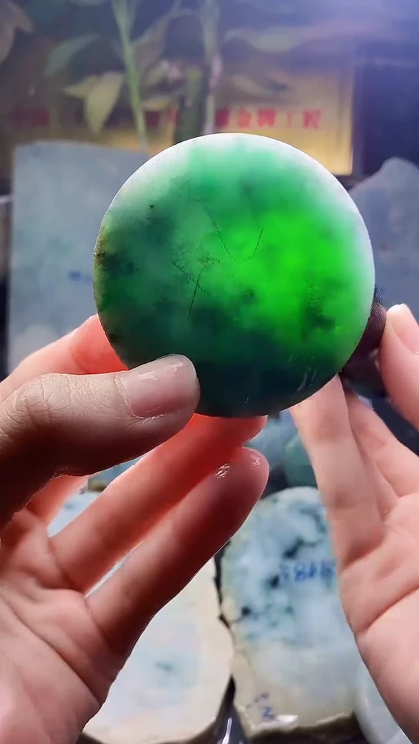 未镶嵌挂件翡翠小雨329
