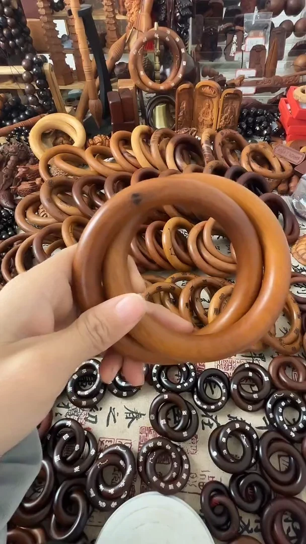 枣木乾坤圈枣木80圈口雷焦一物一拍