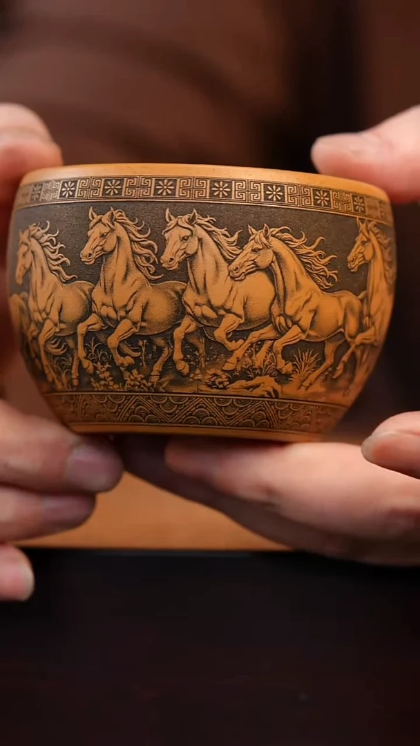 茶杯紫砂宜兴全手工紫砂杯