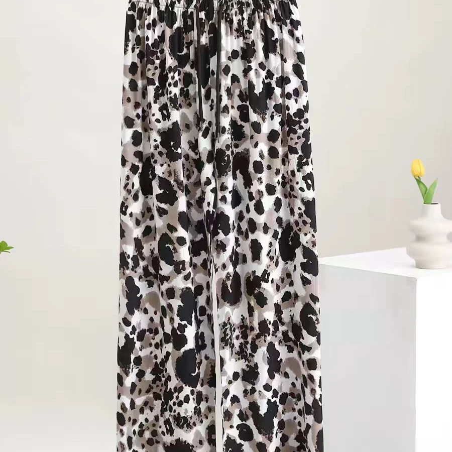 外贸家12居服居家长裤.