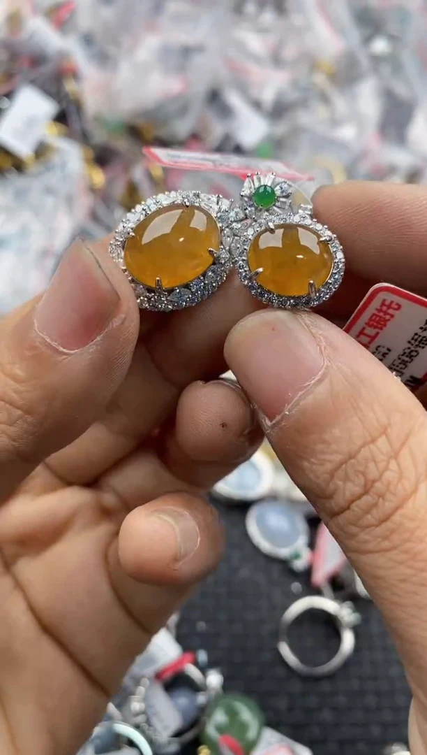 银S925镶嵌戒指翡翠11-11-11---10