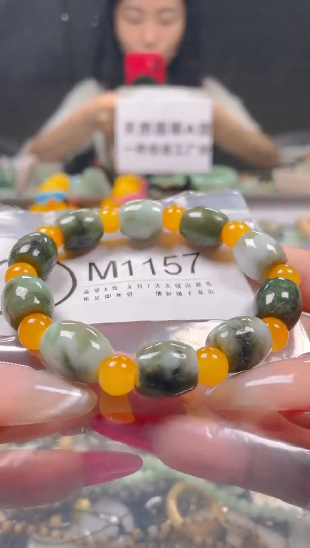 【闪购商品】翡翠颈饰未镶嵌12MM/M/翡翠A货一图一物