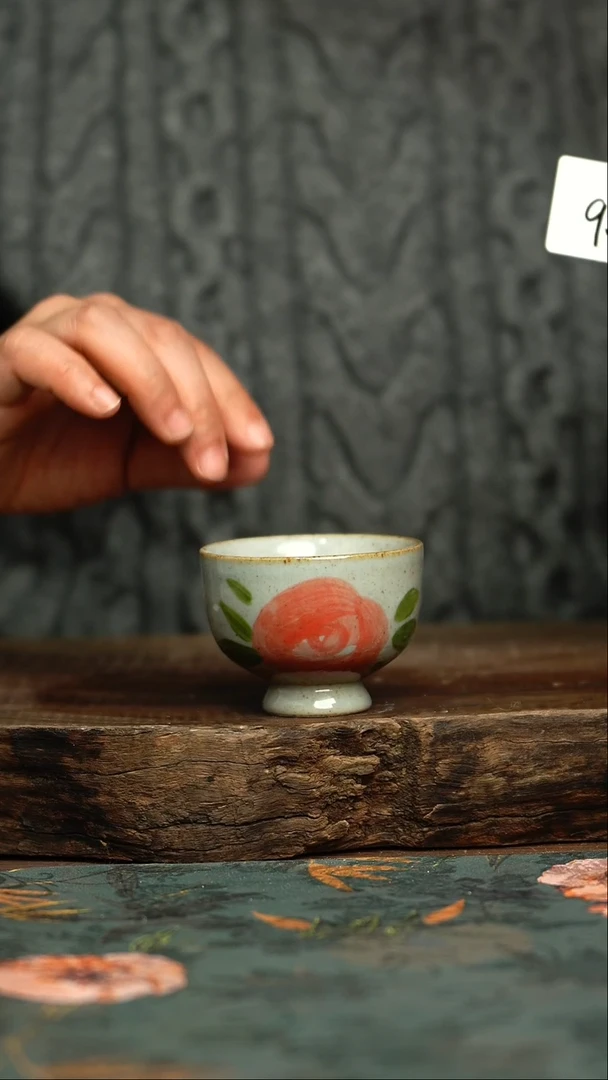 【闪购商品】杯杯手工手绘同款陶器