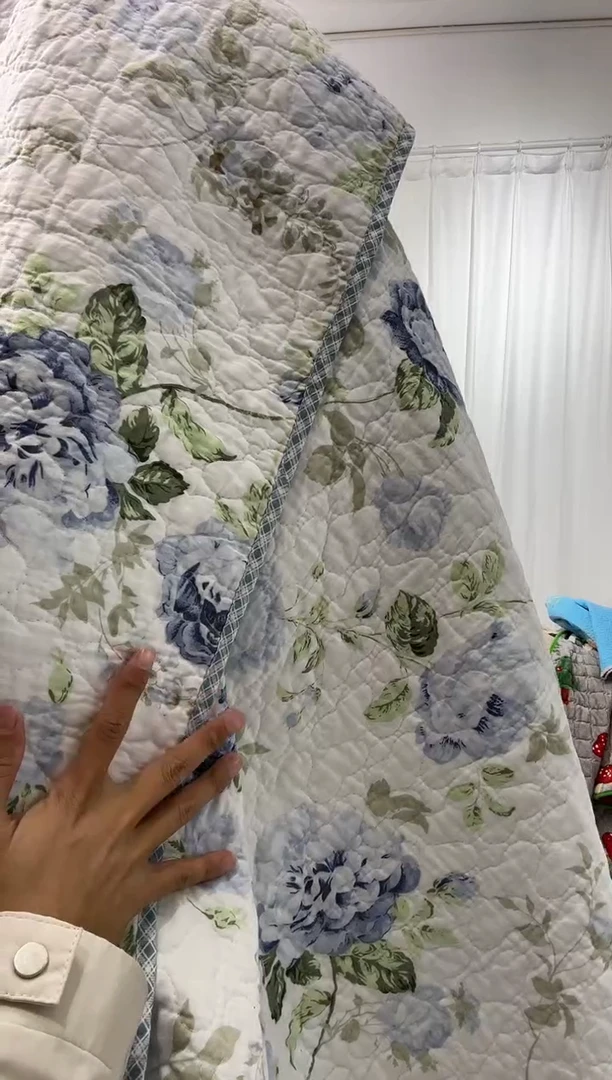 棉150*200纯棉床盖34号微瑕