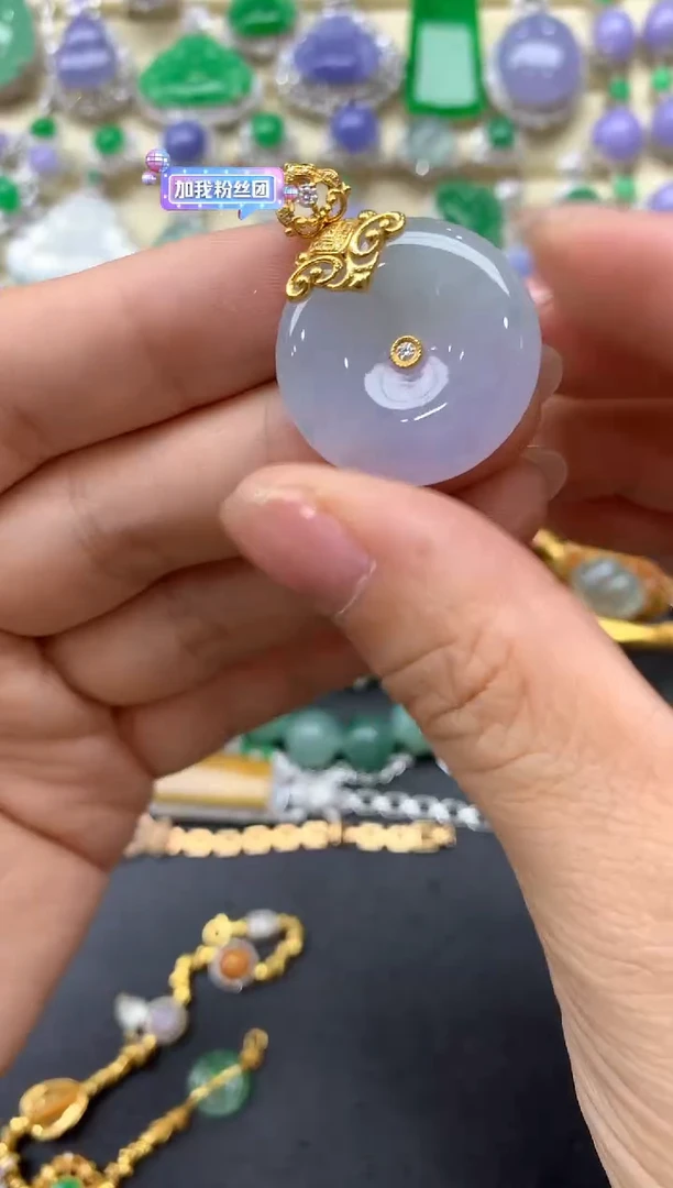 【闪购商品】翡翠颈饰18K金镶嵌310中国好珍宝