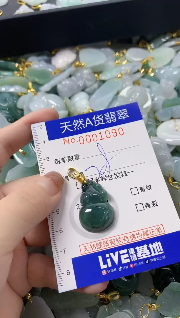 颈饰未镶嵌翡翠天然A货翡翠