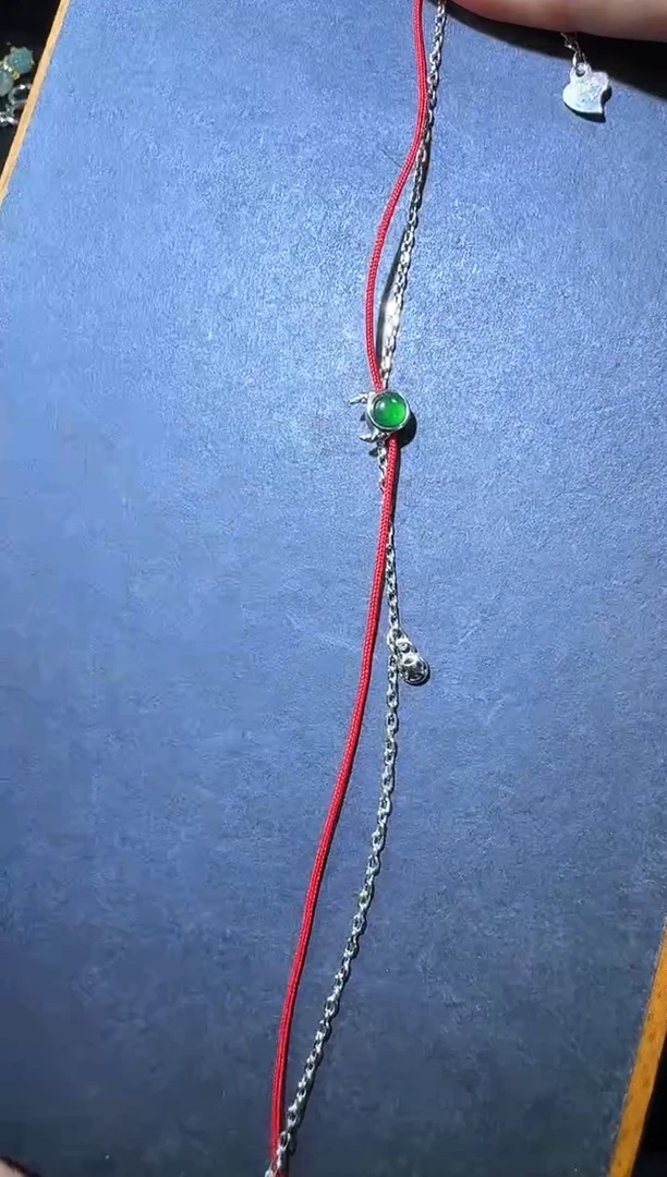 【闪购商品】翡翠手链银S925镶嵌手链