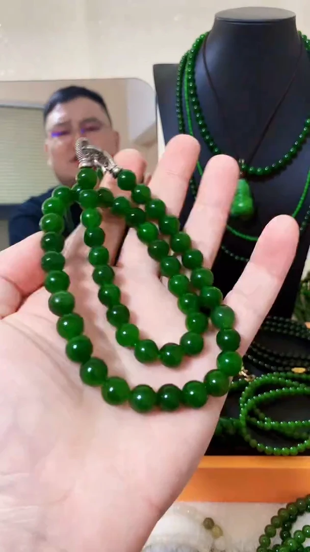 和田玉（碧玉）未镶嵌项链10