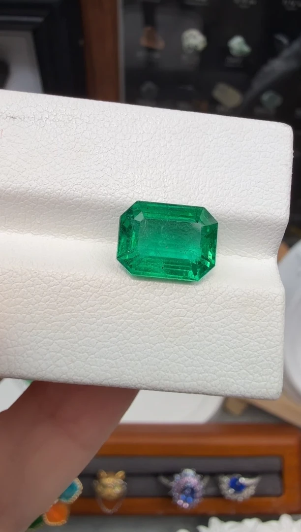 裸石祖母绿赞比亚无油3.5ct-A511-1P