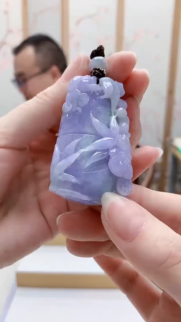 未镶嵌定制翡翠5148ry-毛货挂件17