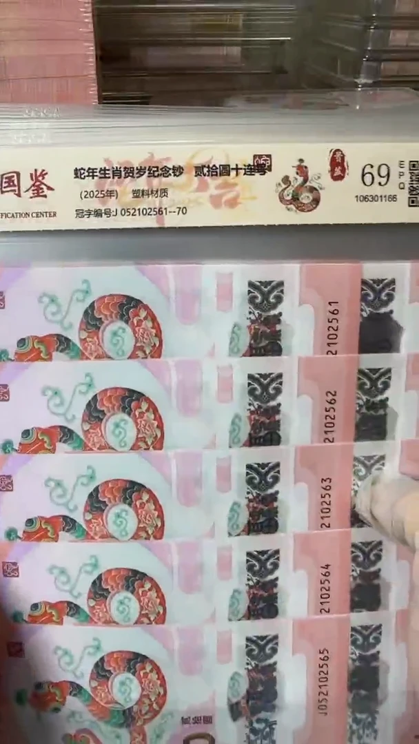 【闪购商品】塑料052102561-蛇钞标十！