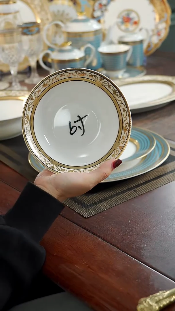 瓷片6英寸水果碗1个