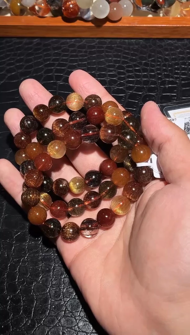 未镶嵌手链水晶彩发单圈A11（多样性发其一）