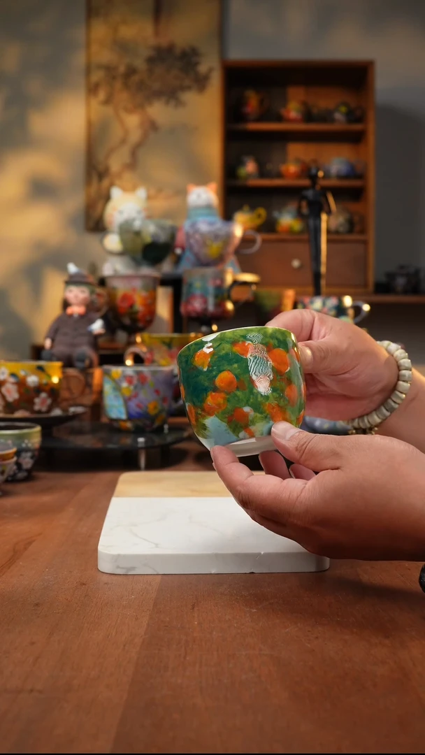 瓷片479景德镇陶瓷手工手绘高温釉下彩