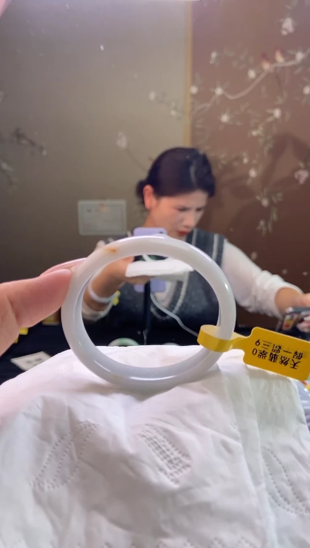 未镶嵌手镯翡翠阿*圈口x50-51