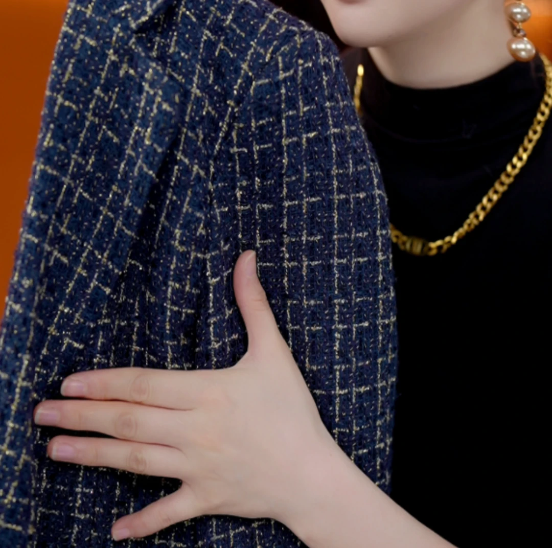 杭州原版严选气质毛呢小西装休闲外套ZF-G31