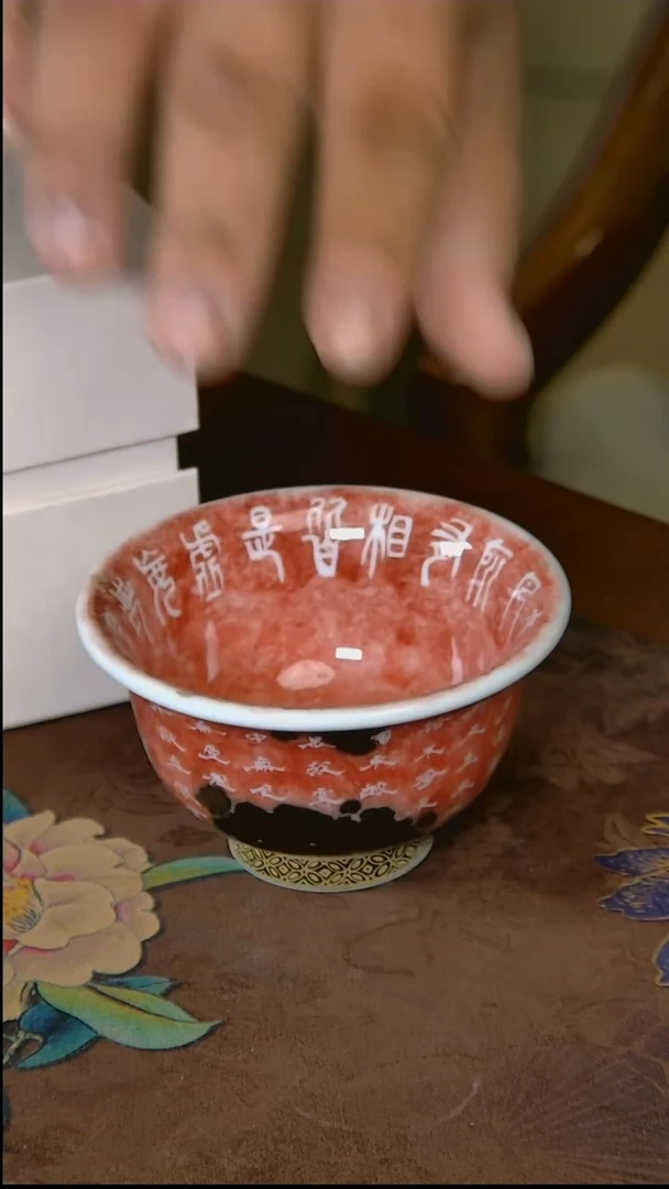 杯手工手绘杯杯很美丽