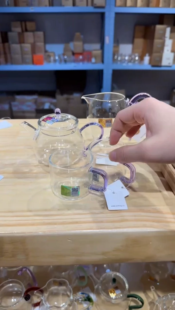 禾器-怡莲茶海-浅紫色+青云壶浅紫+逸杯*2