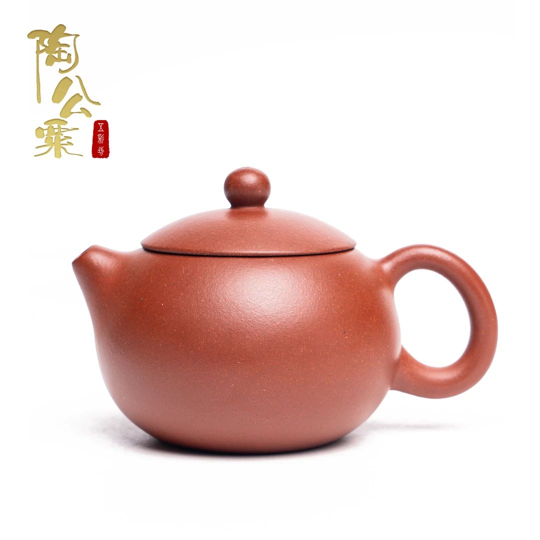 陶公粟原矿红皮龙《西施》190cc鲍手制精美紫砂壶