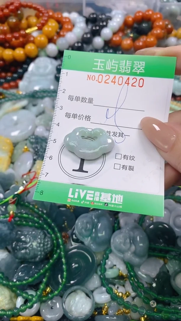 颈饰未镶嵌翡翠闪购0240420