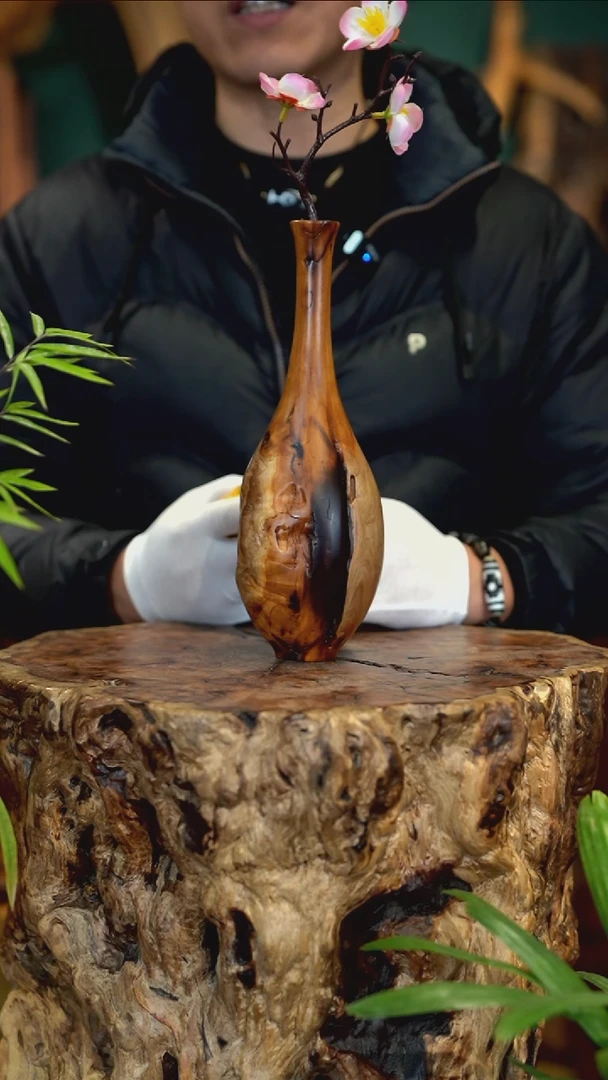 木雷击枣木玉净瓶