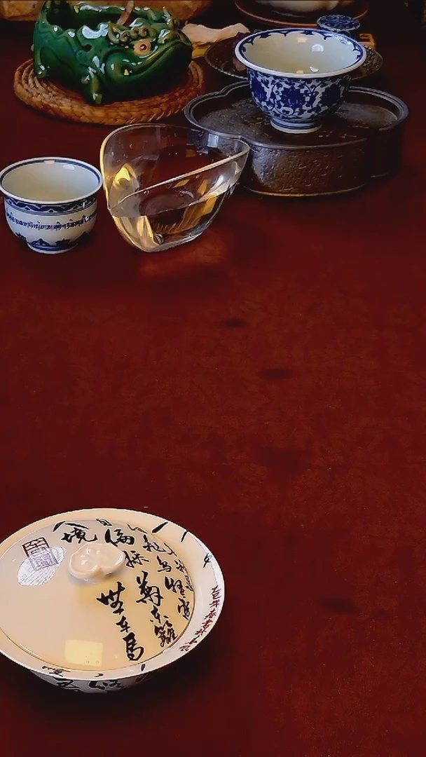 【手工手绘饮酒盖碗】