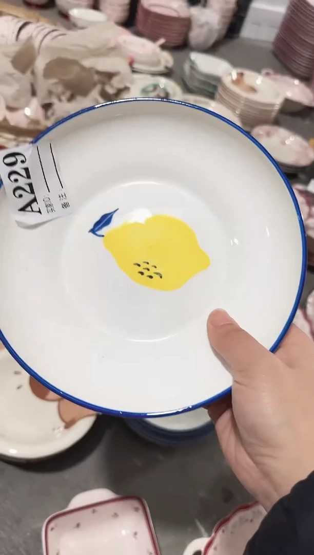 【8寸★2个】黑点针眼属正常陶瓷都有介意慎拍微瑕破损包赔