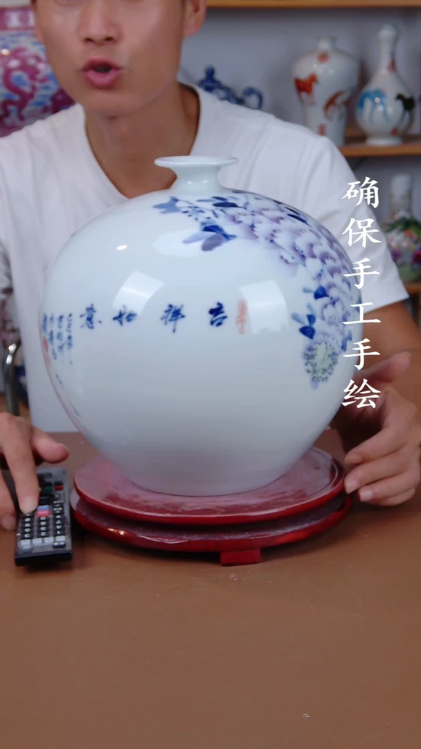 摆件景德镇手工手绘陶瓷摆件27