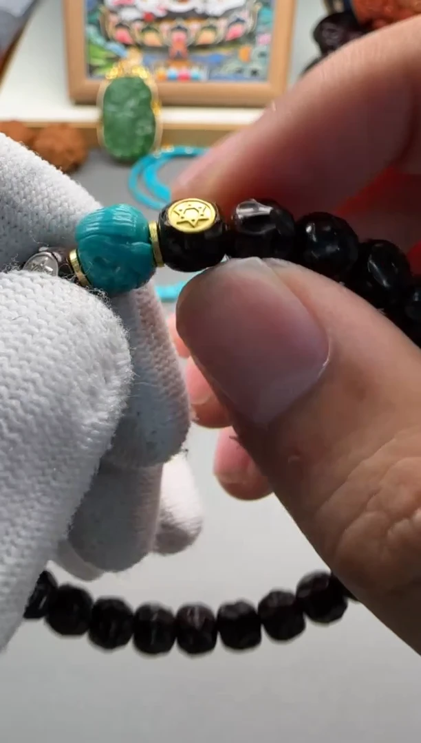 【闪购商品】椰蒂手串18K金镶嵌手串手串