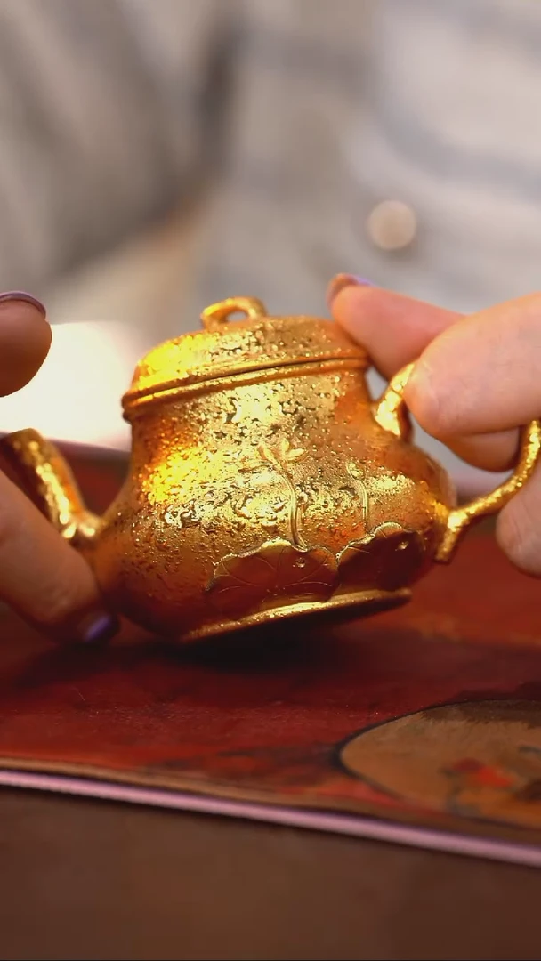 茶杯紫砂【宜景窑系列】金壶