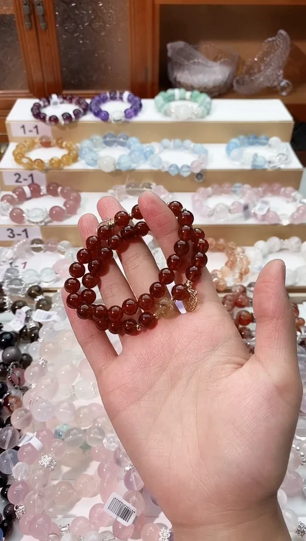 【闪购商品】水晶手串未镶嵌石榴石手串