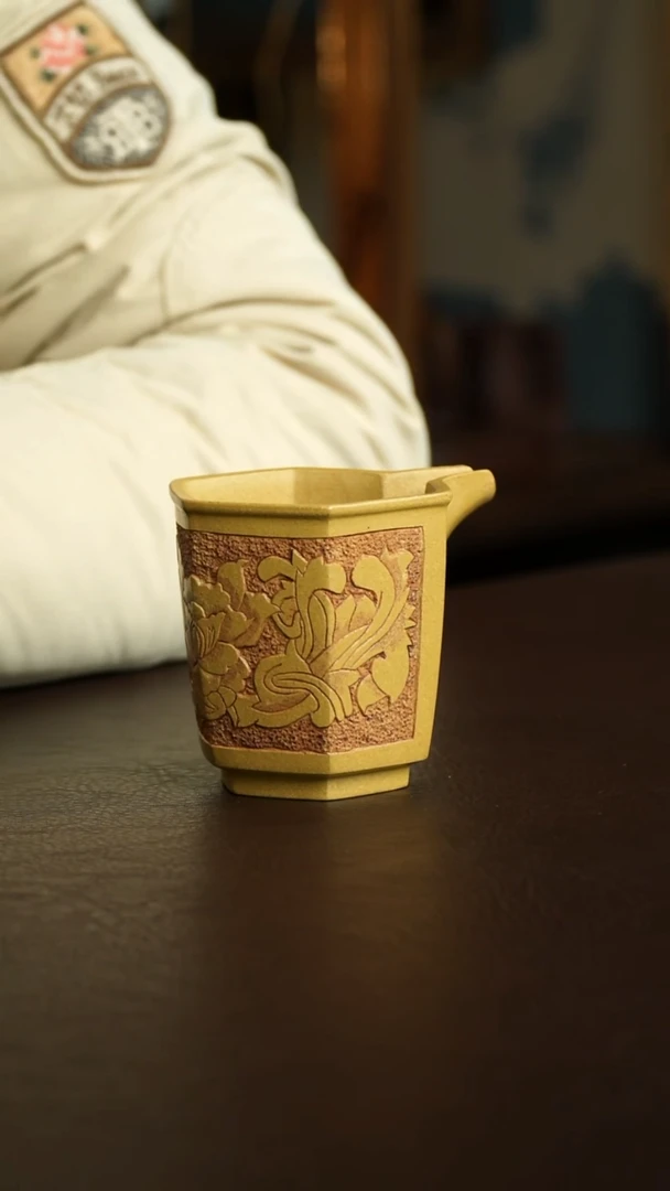 茶杯紫砂46号 公道 宜兴紫砂原矿作品