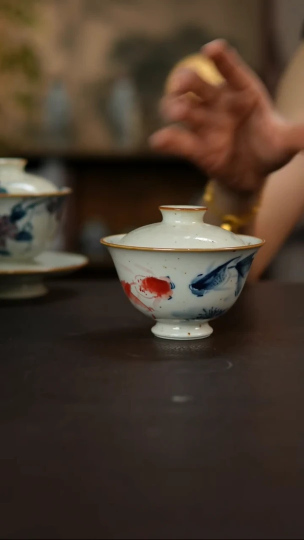 杯景德镇陶瓷杯碗柴烧多人