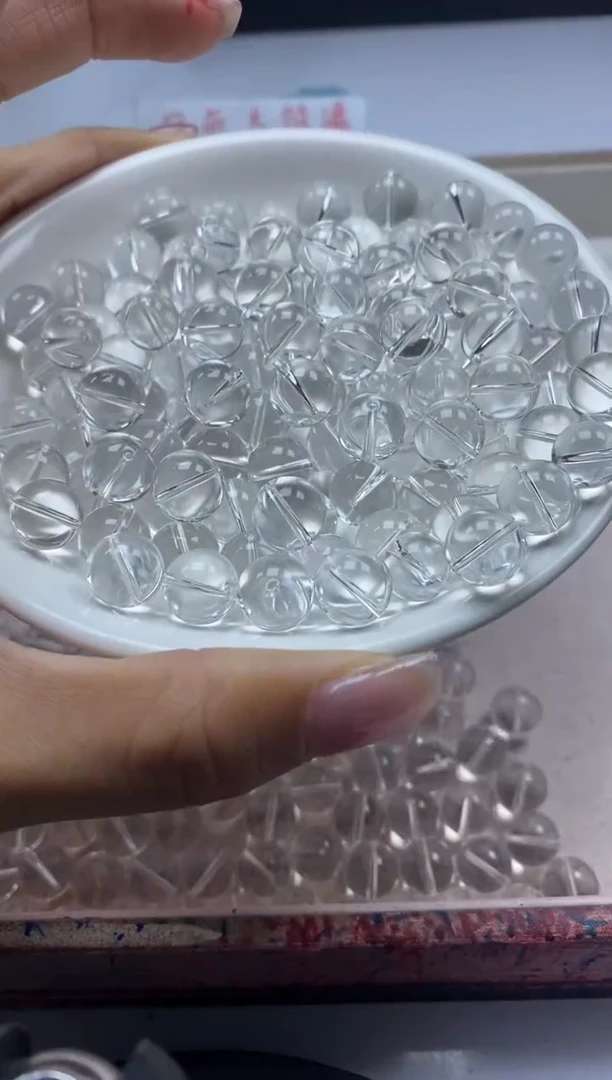 【闪购商品】水晶颈饰未镶嵌w188白水晶10mm*10颗