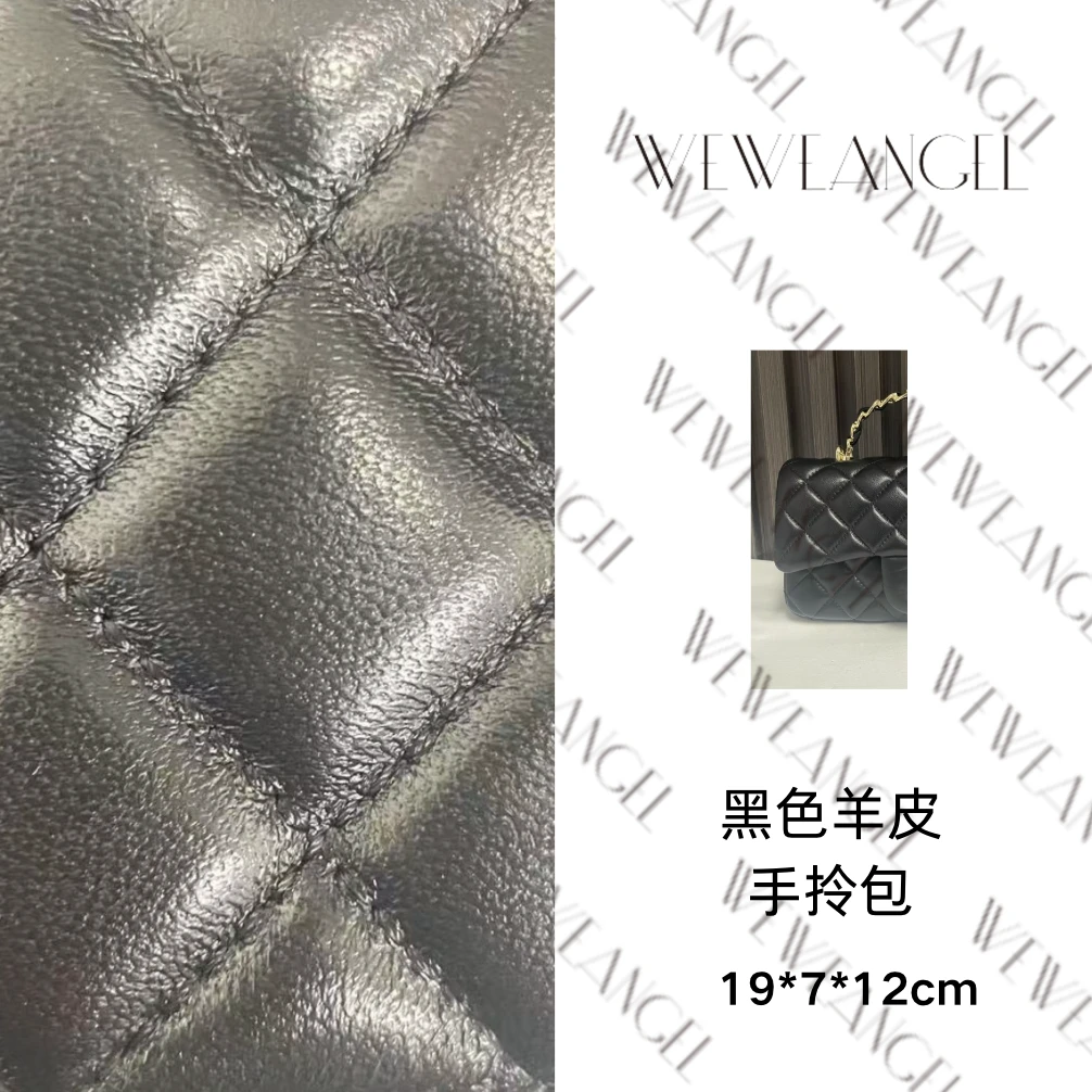 WEWEANGEL/羊皮皮黑色女士单肩包