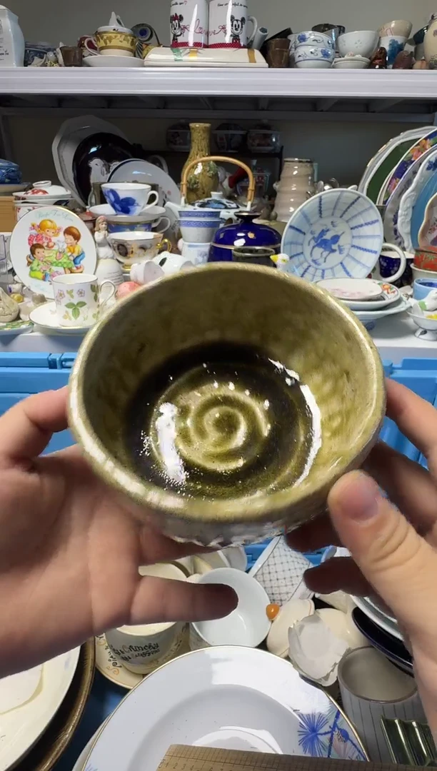 中古瓷器，默认微瑕-粗陶的碗