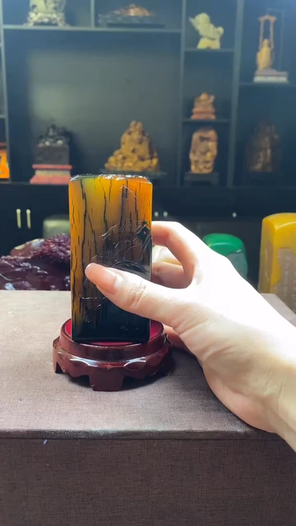 【闪购商品】寿山石印石乌鸦皮开播王炸