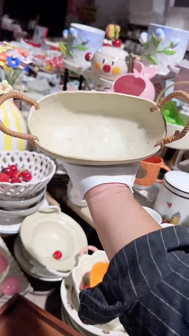 瓷片麻绳粗陶微瑕 凑满20元包邮