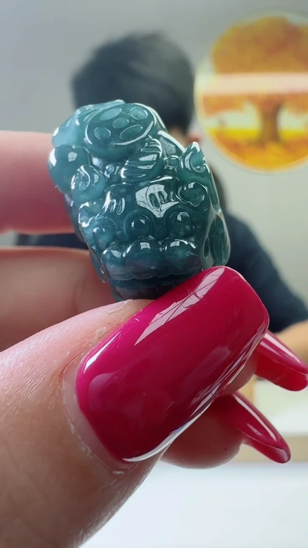 颈饰未镶嵌翡翠天然A货翡翠  多样性随机发其一