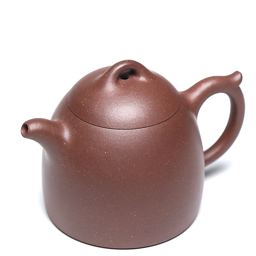 【三时紫砂】四号井底槽青 秦权壶 大容量 180cc