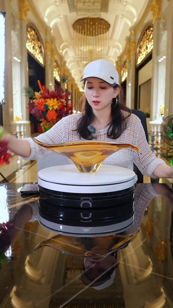 琉璃左*东AJ1011062琉璃艺术琉璃果盘