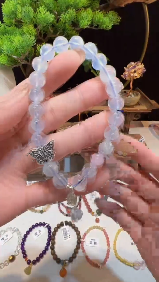 【闪购商品】海蓝宝石手链未镶嵌@@手饰