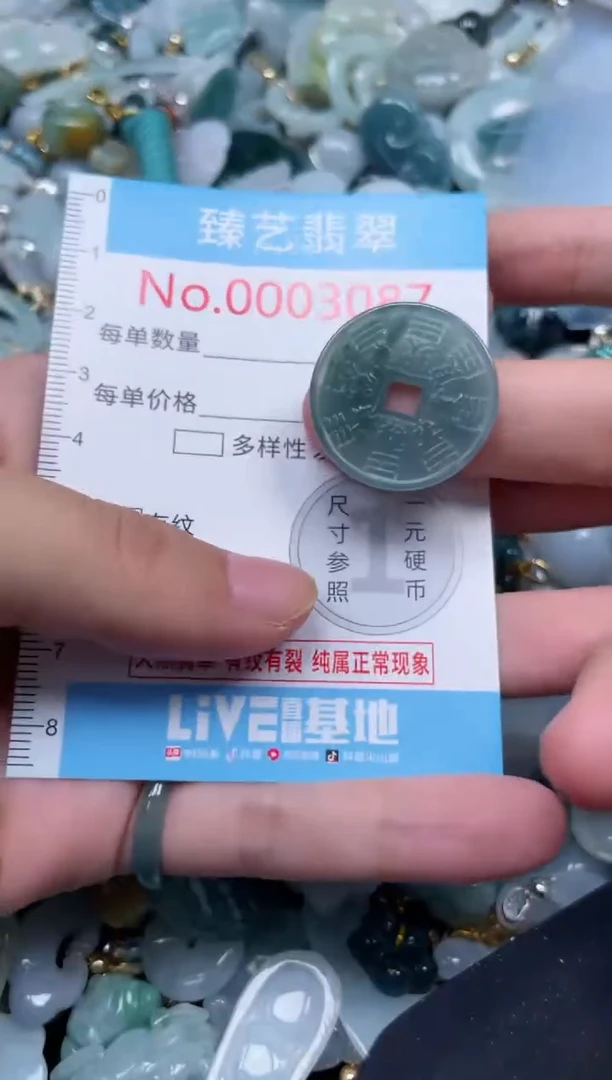 颈饰未镶嵌翡翠3087