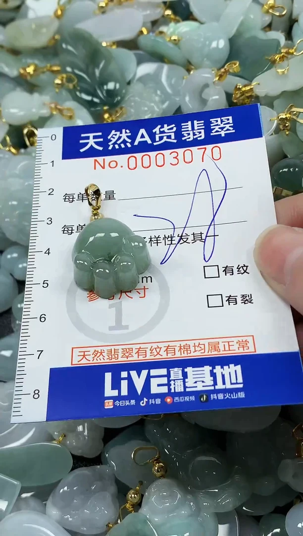 颈饰未镶嵌翡翠 纯天然a货翡翠