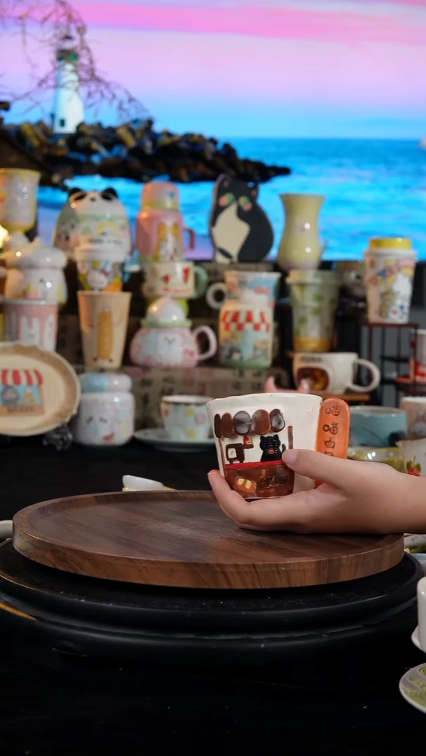 陶瓷便携款手工手绘景德镇陶瓷
