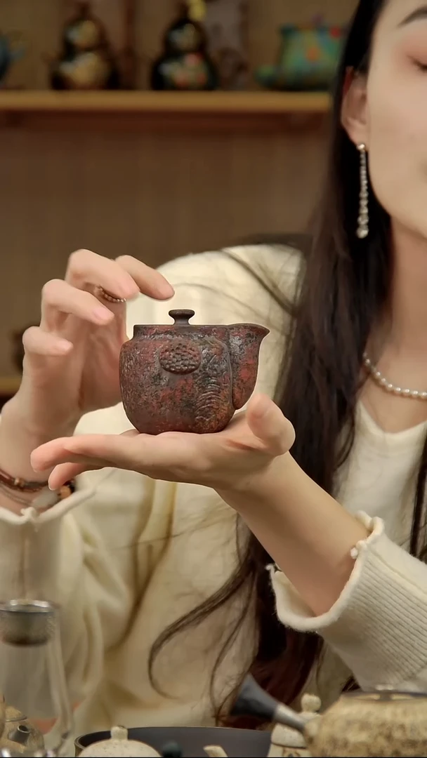 言野手作 岩矿元宝宝瓶